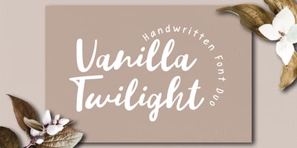 Vanilla Twilight Font Poster 1