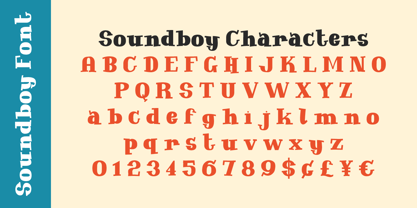 Soundboy Font Poster 3