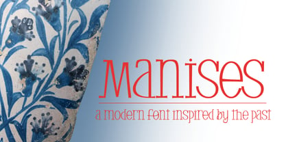 Manises Font Poster 5