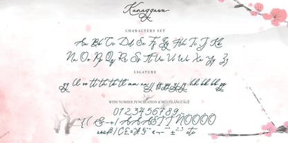 Kanaggawa Font Poster 5