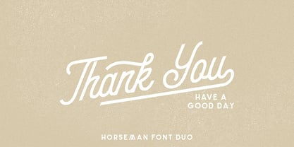 Horseman Font Poster 6
