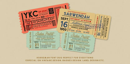 Horseman Font Poster 4