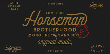 Horseman Font Poster 1