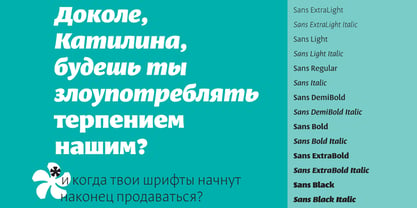 Leksa Sans Font Poster 2