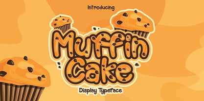Muffin Cake Font Poster 1