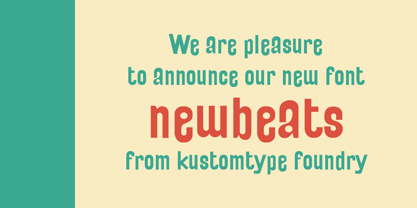 Newbeats Font Poster 5