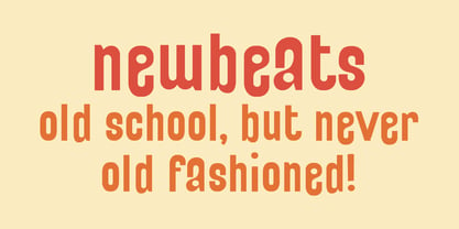 Newbeats Font Poster 4