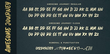 Awesome Journey Font Poster 11