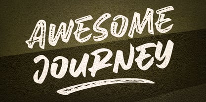 Awesome Journey Font Poster 1