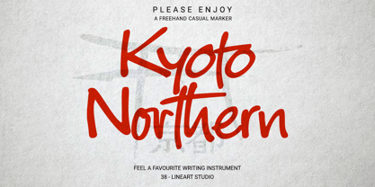 Kyoto Northern Font Poster 1