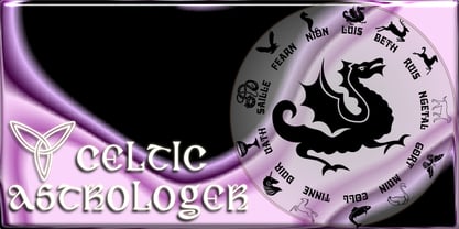 Celtic Astrologer Symbols Font Poster 2