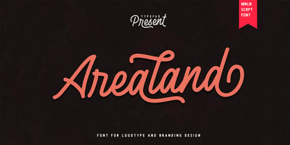Arealand Font Poster 1