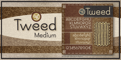 Tweed SG Font Poster 1