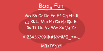 Baby Fun Font Poster 7