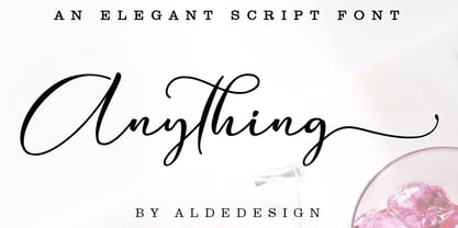 Anything Script Fuente Póster 1