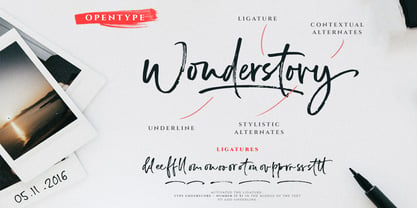Wonderstory Font Poster 8