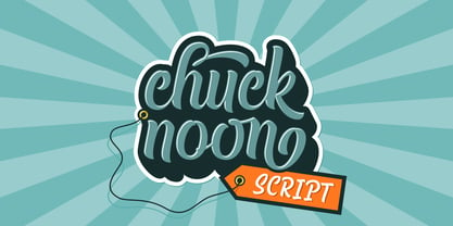 Chuck Noon Script Font Poster 1