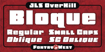 JLS OverKill Font Poster 7