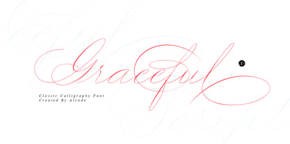 Graceful Font Poster 1