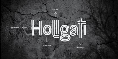 Hollgati Font Poster 3
