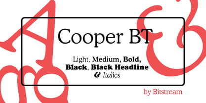 Cooper BT fuente Póster 1