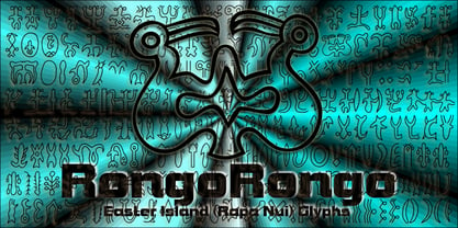 RongoRongo Font Poster 1