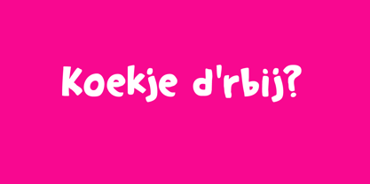 Cookie Crumble Font Poster 5
