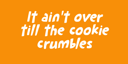 Cookie Crumble Font Poster 4