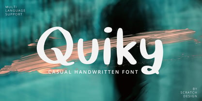 Quiky Font Poster 1
