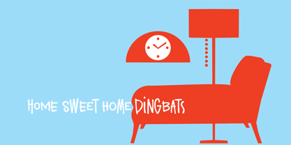 Home Sweet Home Dingbats Font Poster 3