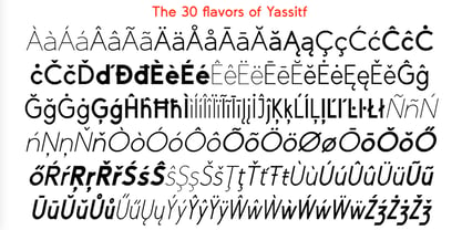 Yassitf Font Poster 12
