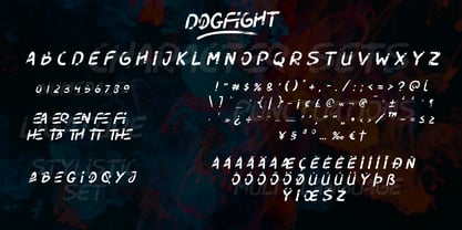 Dogfight Font Poster 3