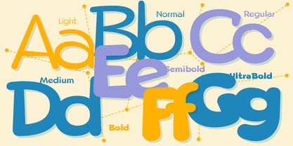 Beebzz Rounded Font Poster 2