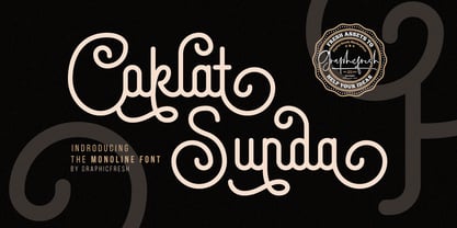 Coklat Sunda Font Poster 1