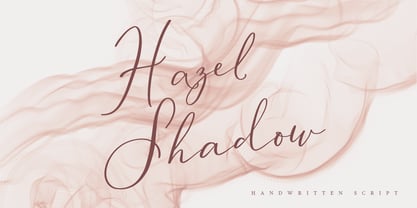 Hazel Shadow Font Poster 1