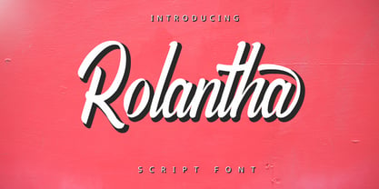 Rolantha Font Poster 1