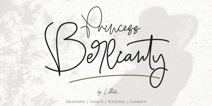 Princess Berlianty Font Poster 1