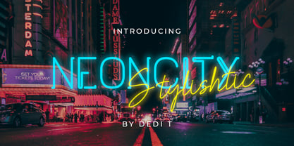 Neoncity Font Poster 1