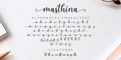 Masthina Font Poster 11