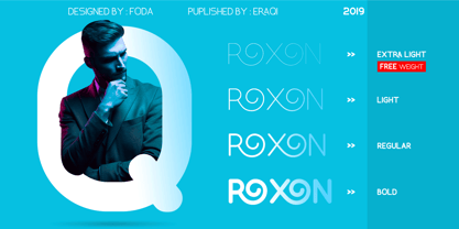 Roxon Font Poster 3