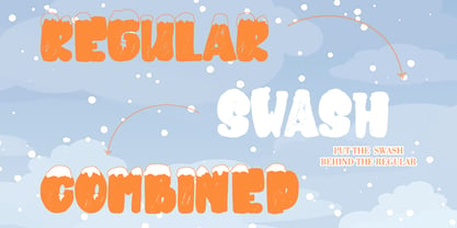 Snowky Brush Font Poster 7