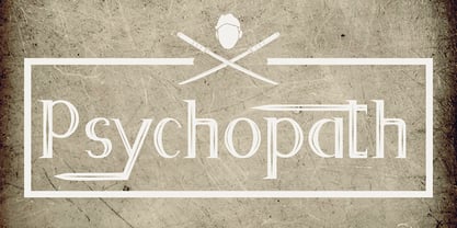 Psychopath Font Poster 1