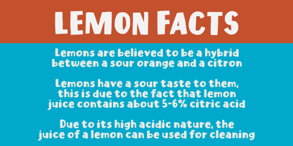 Lemon Flush Font Poster 5