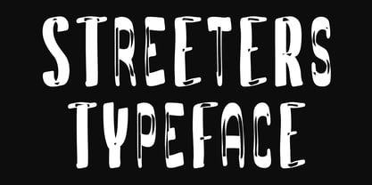 Streeters Font Poster 1