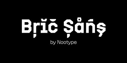 Bric Sans Fuente Póster 1