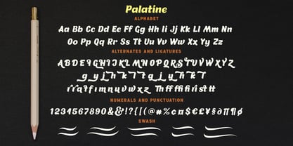 Palatine Fuente Póster 10
