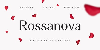 Rossanova Font Poster 1