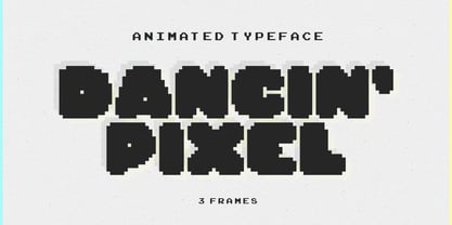 Dancin' Pixel Font Poster 1
