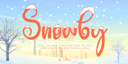 Snowby Font Poster 1
