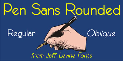 Pen Sans Rounded Font Poster 1